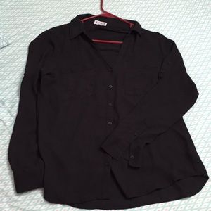 Express black dress shirt